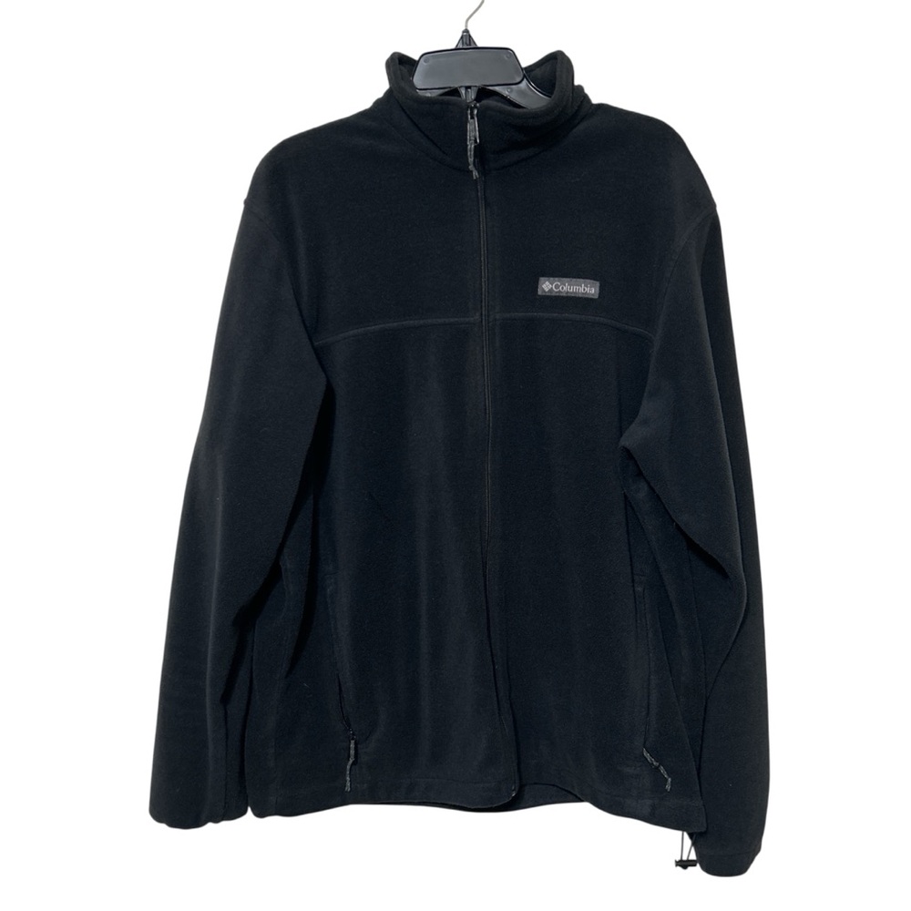Columbia Men's Steens Mountain Full Zip charcoal Fleece Jacket Large